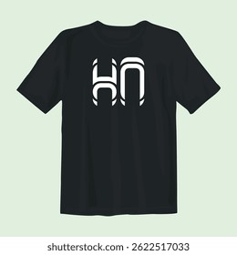 Stylish black t-shirt design featuring bold graphics, perfect for casual wear, street style, and comfort.