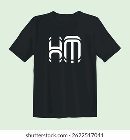 Stylish black t-shirt design featuring bold graphics, perfect for casual wear, street style, and comfort.