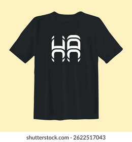 Stylish black t-shirt design featuring bold graphics, perfect for casual wear, street style, and comfort.