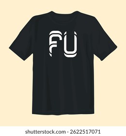 Stylish black t-shirt design featuring bold graphics, perfect for casual wear, street style, and comfort.