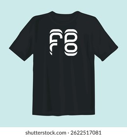 Stylish black t-shirt design featuring bold graphics, perfect for casual wear, street style, and comfort.