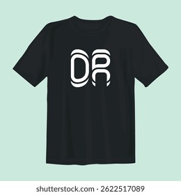 Stylish black t-shirt design featuring bold graphics, perfect for casual wear, street style, and comfort.