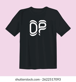 Stylish black t-shirt design featuring bold graphics, perfect for casual wear, street style, and comfort.