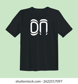 Stylish black t-shirt design featuring bold graphics, perfect for casual wear, street style, and comfort.