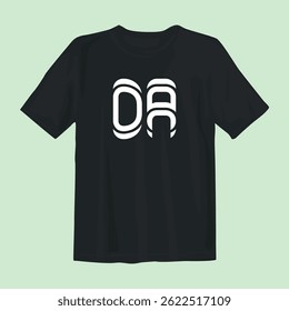 Stylish black t-shirt design featuring bold graphics, perfect for casual wear, street style, and comfort.