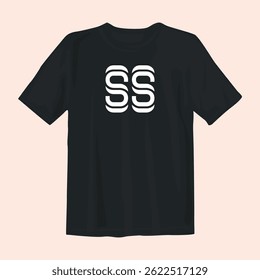 Stylish black t-shirt design featuring bold graphics, perfect for casual wear, street style, and comfort.