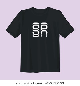 Stylish black t-shirt design featuring bold graphics, perfect for casual wear, street style, and comfort.
