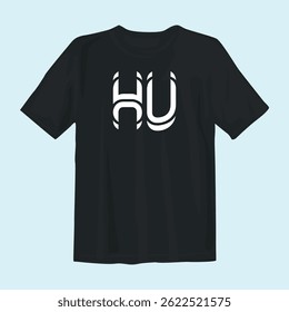 Stylish black t-shirt design featuring bold, modern graphics. Perfect for casual wear, street fashion, or custom apparel branding.