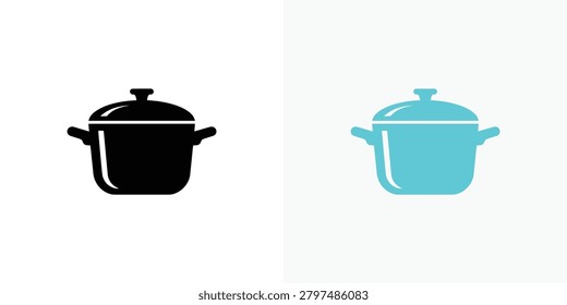 Stylish black and turquoise cooking pots with lids showcasing modern kitchen aesthetics and culinary design elements for home chefs