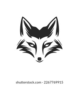 Stilvolles Schwarz-Weiß-Fox-Emblem für das Branding, das perfekt für Ihr Unternehmen ist!