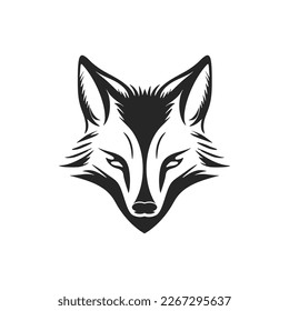 A stylish black and white fox logo vector for you and your brand.