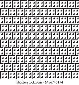Stylish black and white isometric background with cubes with shadow Vector illustration
