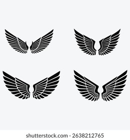 Stylish Black Wing Patterns for Art