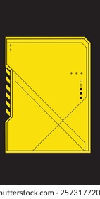 stylish black and yellow pattern background