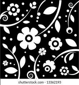 stylish black&white pattern