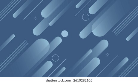 Stylish blue abstract background featuring smooth gradients and flowing diagonal shapes ideal for web or design use