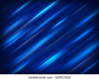 Stylish blue background with particles and glow. EPS 10 vector file included