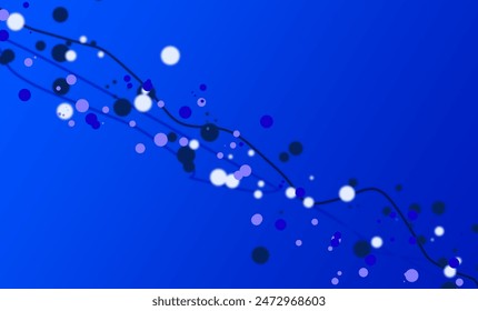Stylish blue background for presentation, printing, business cards, banner
