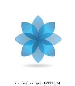 Stylish Blue Flower