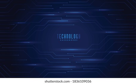 stylish blue technology circuit diagram lines background