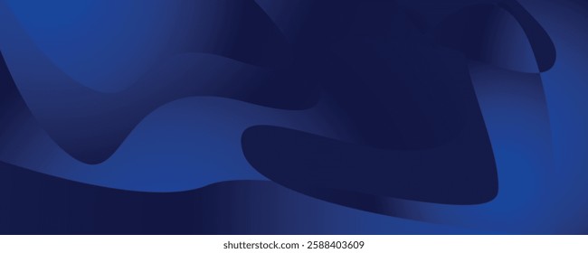 Stylish blue wave background, perfect for social media covers and business templates