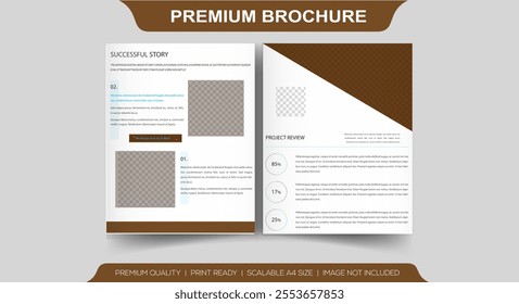 Stylish Blue Wave Design for Modern Business Brochures.eps