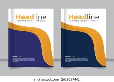Stylish book cover design, book cover template, 8.5 inch width 11 inch height size book cover
