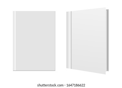 Stylish book mockup vector design illustration isolated on white background