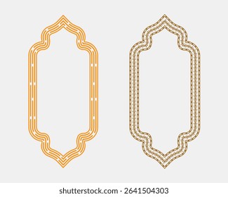 Stylish botanical frame and floral border set with text boxes for professional packaging, posters, and creative presentations