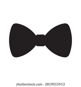Stylish bow tie icon with rounded edges illustration isolated on white background for fashion design formal wear clothing accessories tuxedo outfit styling branding assets and graphic design projects. Clean vector shape perfect for modern apparel logos and professional fashion styling.