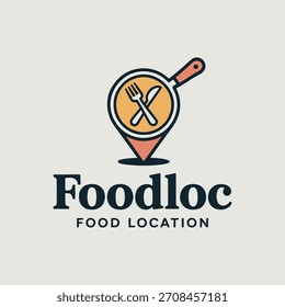 Stylish Branding Concepts for Modern Dining Spots Logos and Business Cards with Map Pins