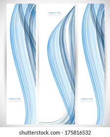 stylish bright colorful set of headers vector