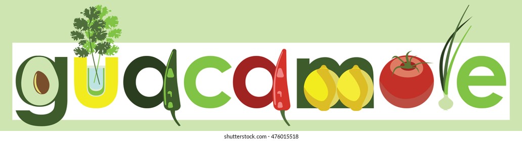 Stylish bright Font composition on a kitchen and food themes