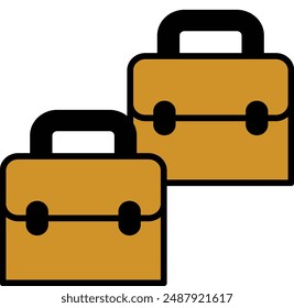 Stylish brown leather briefcase with a sleek design and minimalistic hardware. Includes compartments for a laptop and documents.