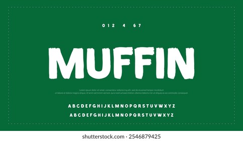 Stylish brush painted an uppercase vector letters, alphabet, typeface.