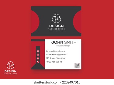 Stylish Business Card Design Template, Perfect Size, High Quality, Printable File, 2023