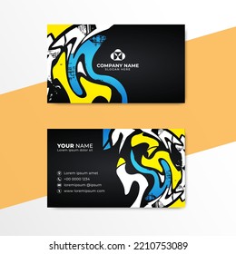 Elegante vector de diseño de tarjetas de visita. Plantilla de tarjeta de visita creativa