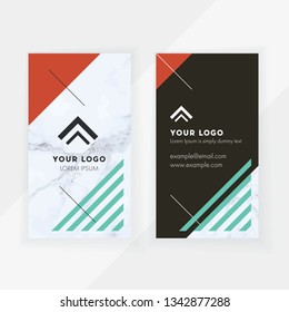 Stylish Business Card in Marble