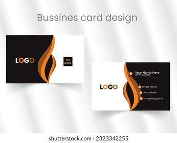 Stylish Business Card. Business Card Template. Creative and Clean Business Card Template. Double-sided Business card.