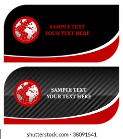 stylish business card templates in vector format, you can easily change the text