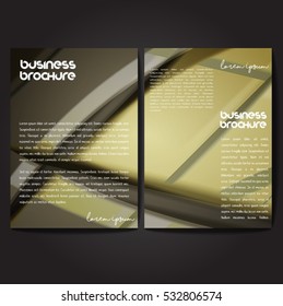 Stylish business cards with colorful stripes. Vector illustration. 5 x 9 cm size.