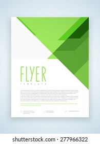 Stylish business flyer, template or brochure design.