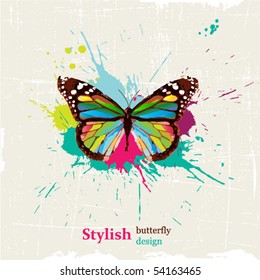 Stylish butterfly design