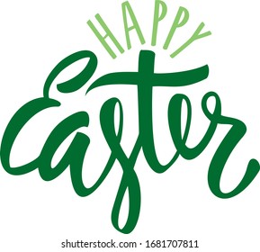 Stylish calligraphy of Easter Day. Can be used as greeting card design.
