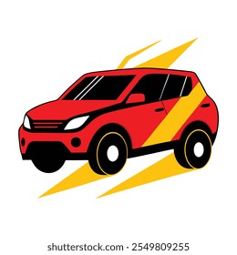 Stylish Car Illustration. Modern and Classic Vehicle Vector Design