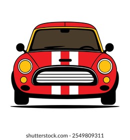 Stylish Car Illustration. Modern and Classic Vehicle Vector Design