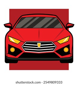 Stylish Car Illustration. Modern and Classic Vehicle Vector Design