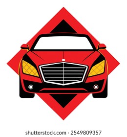 Stylish Car Illustration. Modern and Classic Vehicle Vector Design