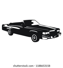 Stylish car with an open top