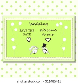 Stylish cards with decorative elements and flowers. Can be used for wedding invitations, birthday cards. Vintage design
